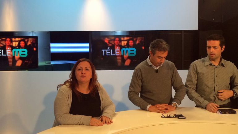 COnférence de presse donnée par les travailleurs de télé MB en grève donnée le 9 décembre COnférence de presse donnée par les travailleurs de télé MB en grève donnée le 9 décembre